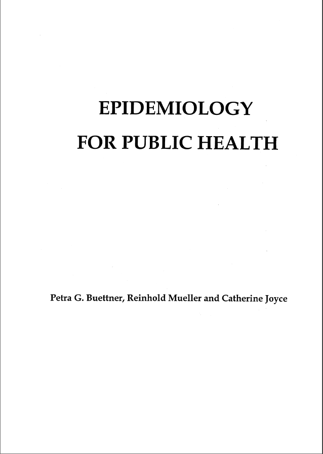 TM5515 Epidemiology Studybook